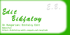 edit bikfalvy business card